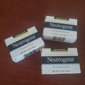Neutrogena Gentle Facial Cleansing Bar 3.50 oz. NIB 3 Boxes